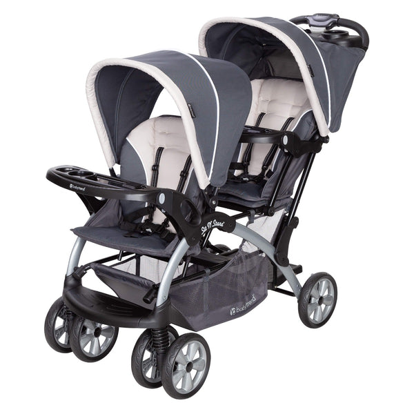 Carriola doble Sit and Stand de Baby Trend, Onyx