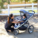 Load image into gallery viewer, Baby Trend GoLite Propel 35 Jogger Travel System in Glacier