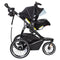 Baby Trend Go Gear 180º 6-in-1 Jogger Travel System with E- Shift Infant Car Seat in Blue Spectrum